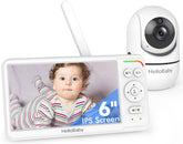 HelloBaby HB6560 shows a crisp 6-inch screen for easy monitoring.