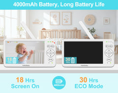 HelloBaby monitor two-way talk for real-time parent-baby interaction.