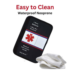 Help Belts star of life emblem for quick emergency recognition.