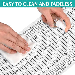Hemobllo dual-scale height ruler shows inches and centimeters for quick reads.