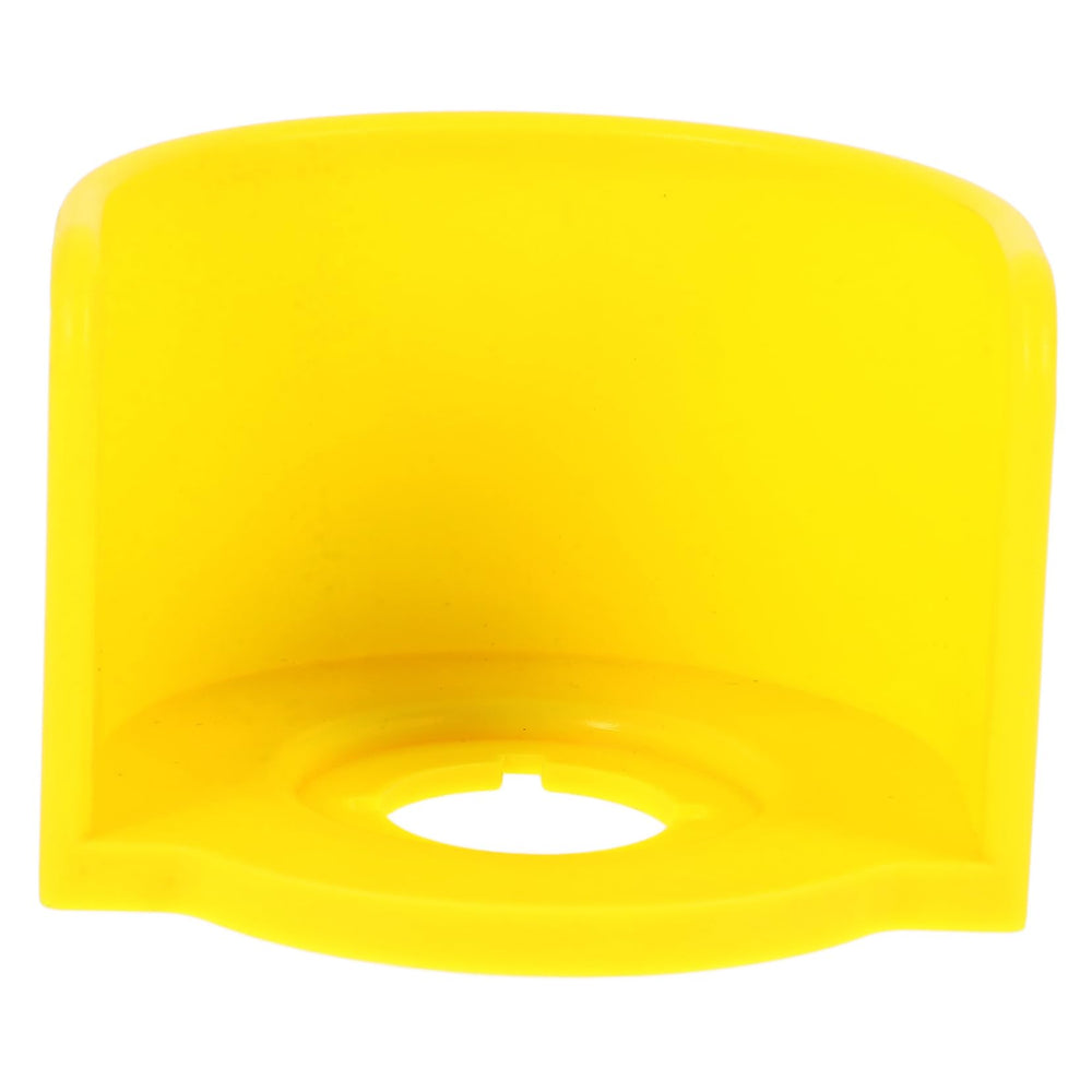 Hemoton emergency stop button cover guard in front view showing protective guard