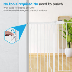 HEMRORO walk-through door design for easy passage with a baby in arms.