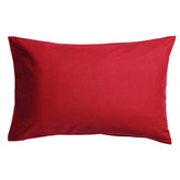 HEMUHOME toddler pillowcase 14x20 red with zipper for secure travel comfort.