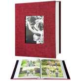 HenPisen 200-pocket photo album with display window for a personalized cover