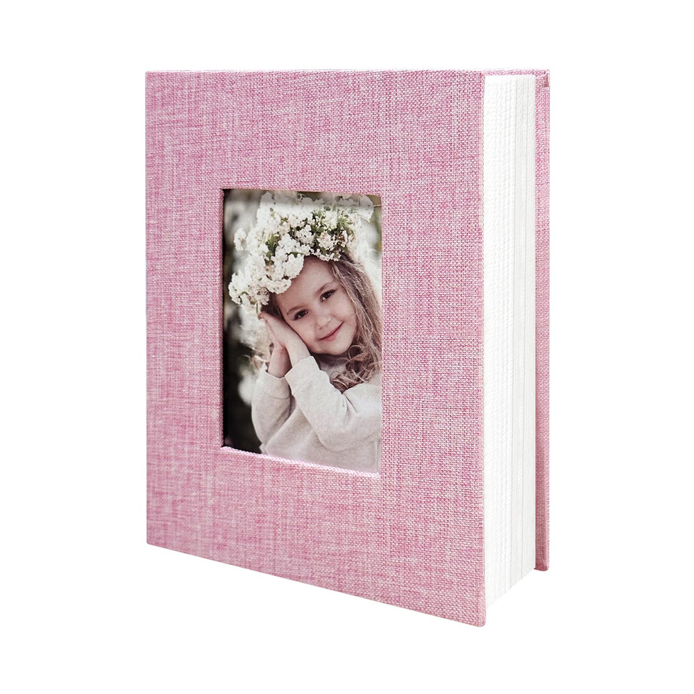 HenPisen 4x6 photo album with 100 pockets and top-loading design for easy insertion
