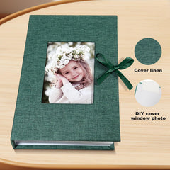 Slip-in pockets allow quick photo insertion and tidy arrangement