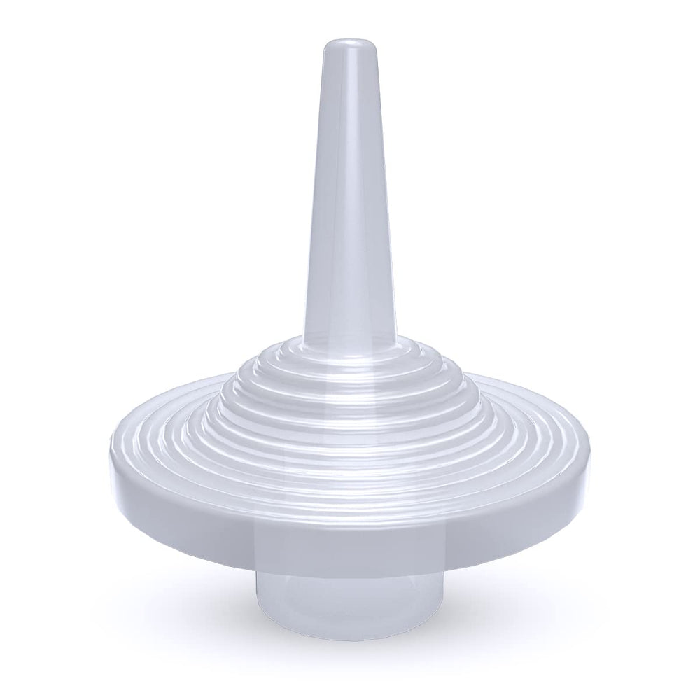 Henry's Easy-Grip Nipple Medium in clear silicone with ridged grip pad for tiny paws.