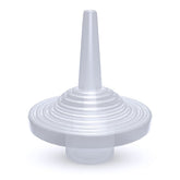 Henry's Easy-Grip Nipple Medium in clear silicone with ridged grip pad for tiny paws.