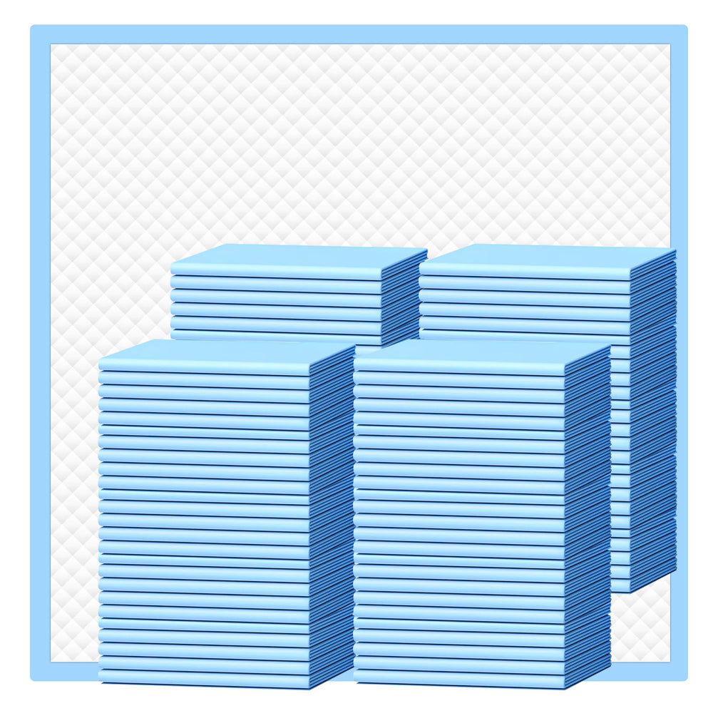 HEPPYPLUS underpads quick-dry image demonstrates fast absorption and surface protection.