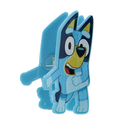 HER Bluey-inspired butterfly clip enhances playful outfits for little girls.