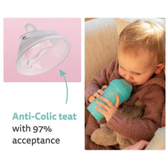 Herobility breast-like teat close-up showing natural latch-inspired shape for comfort.