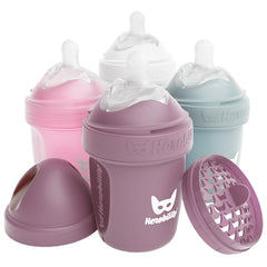 Herobility double anti-colic bottle pour: smooth flow and reduced air intake for calmer feeds.