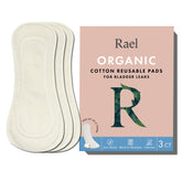 Hesta Rael reusable pads with organic cotton cover offering breathable comfort for daily wear.
