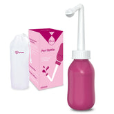 Hetaida peri bottle with angled spout for easy postpartum cleansing.