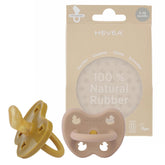 HEVEA pacifier orthodontic one-piece design with a soft, easy-clean teat