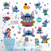 HeyAlpha Ohana Stitch wall sticker adds vibrant charm to kids' room and is easy to remove