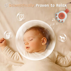 HEYAXA 33 soothing sounds categories illustrated for baby, toddler, and pets