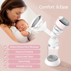 HEYAXA wearable pump offers 4 modes and 12 levels for customizable comfort.