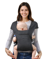 HEYVALUE baby carrier with hybrid design offers secure support for newborns.