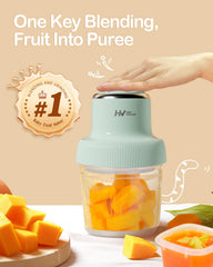 Heyvalue six baby food containers for portioned meals and freezer storage