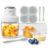 HEYVALUE baby food maker assembly ready-to-use setup for quick meals.