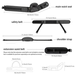 HHOCN Adjustable strap feature focusing on easy height and fit adjustments