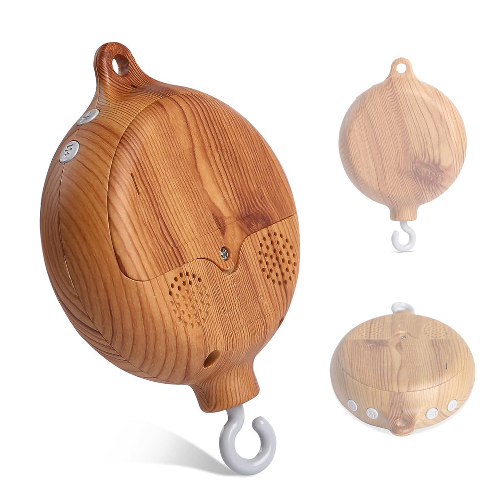 HI BABY MONMENT crib mobile motor spins softly to soothe baby at bedtime.