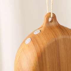 HI BABY MONMENT imitation wood finish adds warm nursery style.