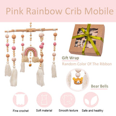 HI BABY MONMENT wooden balance mobile with removable parts for easy customization