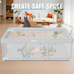 Hiaksedt breathable mesh panel for clear supervision.