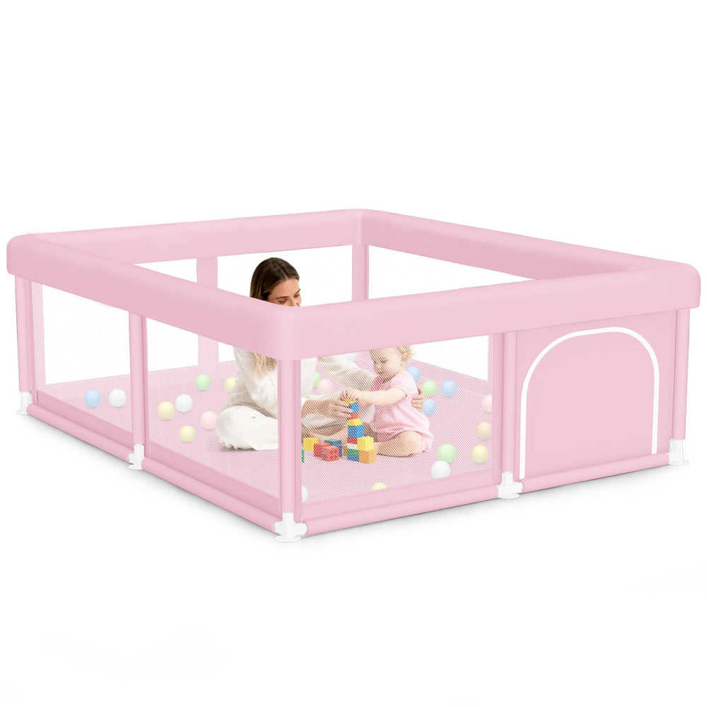 Hiaksedt large playpen 50x50 space for babies, spacious and safe for playtime