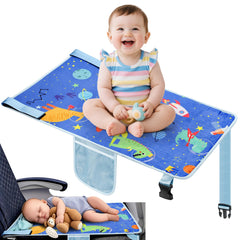 Hifezonker toddler airplane bed on seat for secure rest during flight.