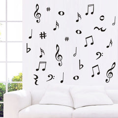 Hiluck bedroom music wall decals transform spaces with DIY charm