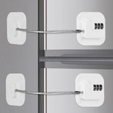 Himake fridge lock front view highlights sturdy design for secure storage