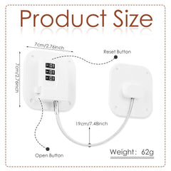 Himake lock dial combination demonstrates easy setup for families