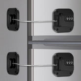 Himake refrigerator lock two-pack secures cabinets and drawers for safer homes