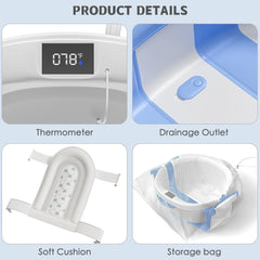 Himold soft cushion support cushions baby's head and neck during baths