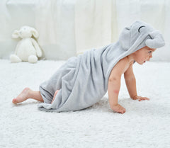 HIPHOP PANDA 30x30 inch towel offers ample wrap for newborns
