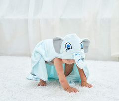Hiphop Panda hooded towel doubles as swaddle or blanket after bath