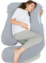 HIPHOP PANDA U shaped pregnancy pillow with removable cover for easy cleaning and hygiene