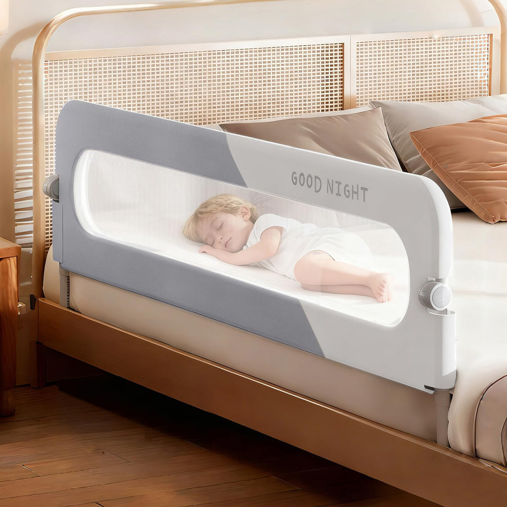 HIQNWTO U Type bed rail base provides stable support for safe sleep