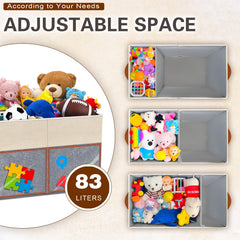 HISULIV Oxford fabric toy chest is durable and portable