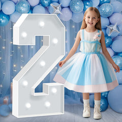 Hitino 3ft marquee numbers assembly ready for quick setup and dramatic display
