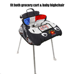 HIVVI cart cover on a shopping cart for a safer ride