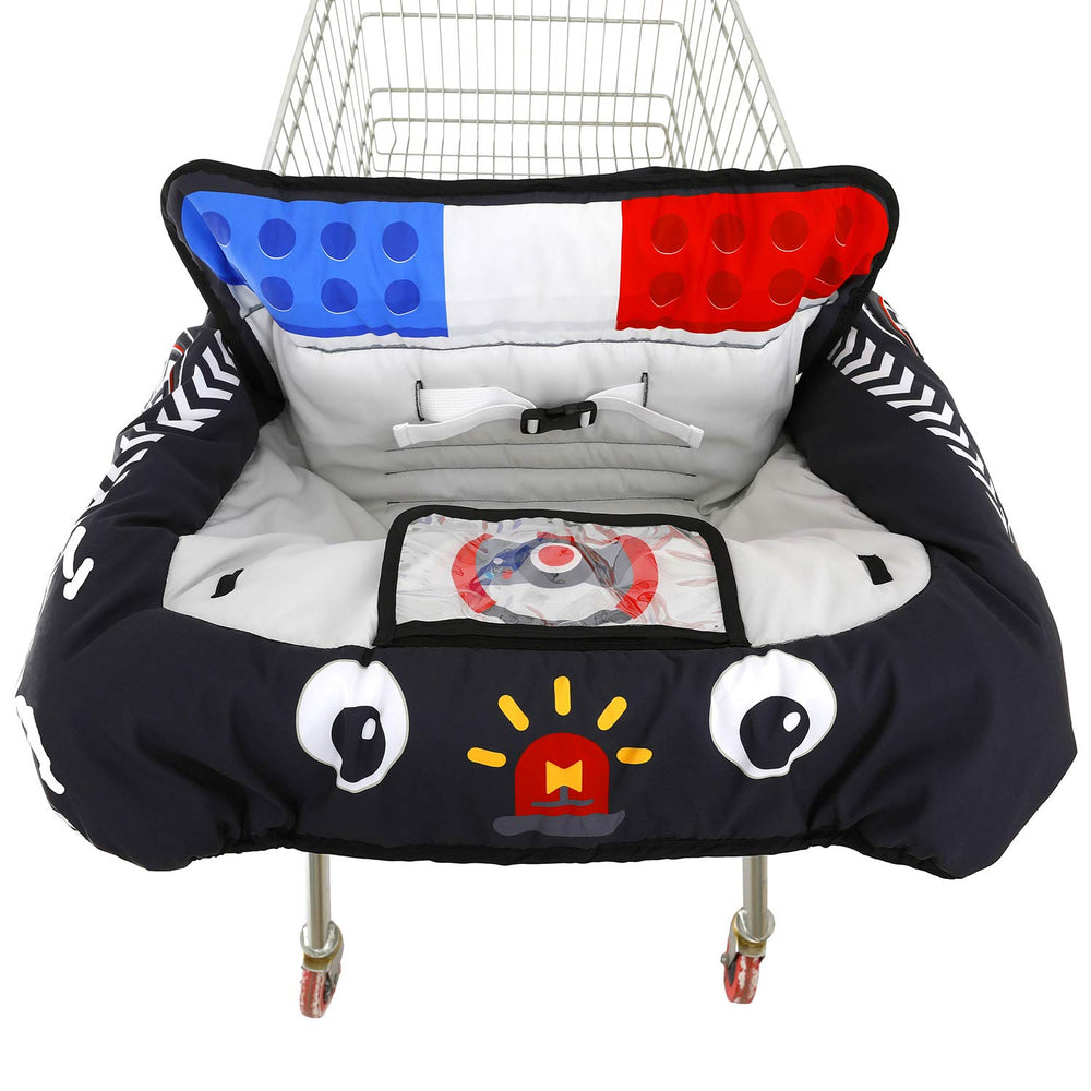 HIVVI police car cart cover with soft cotton filling for baby comfort