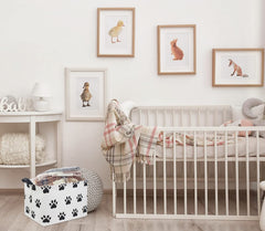 Folded HIYAGON basket demonstrates space-saving versatility in small rooms
