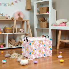 HIYAGON Easter basket waterproof lining protects items during use.
