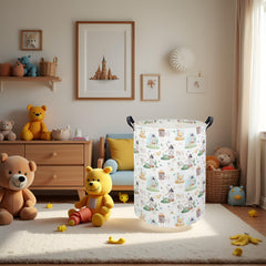 HIYAGON collapsible laundry bin saves space when not in use