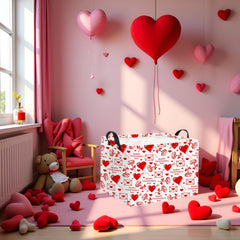 HIYAGON Valentines basket toy storage organizes playroom essentials.
