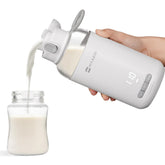 HIYAKOI bottle warmer on the go heats formula quickly for busy parents.